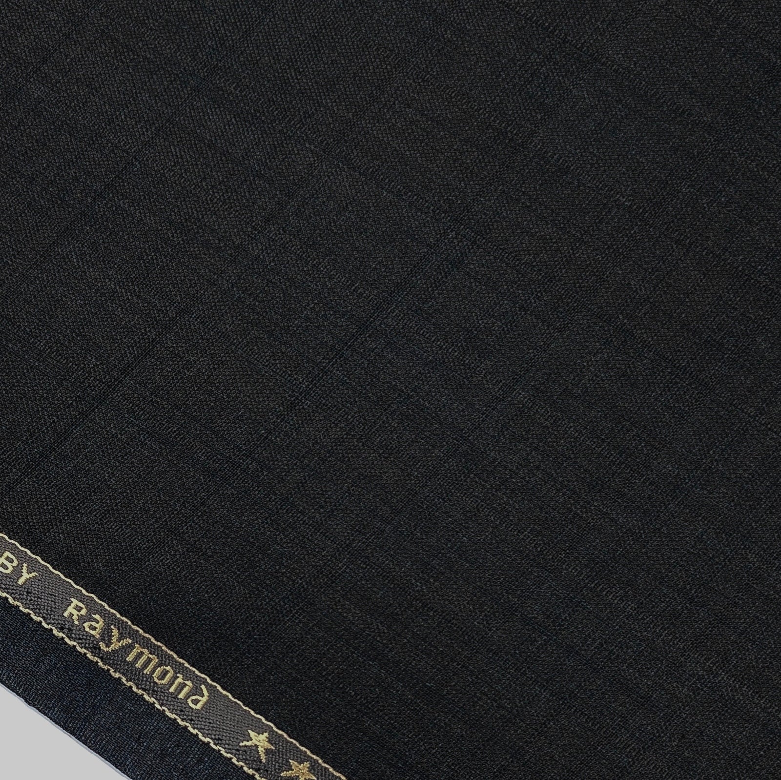 Trouser Fabric Raymond PV Mix Check Colour Blackish Grey